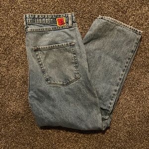 baggy skater empyre jeans light blue jeans please view all pictures size 36